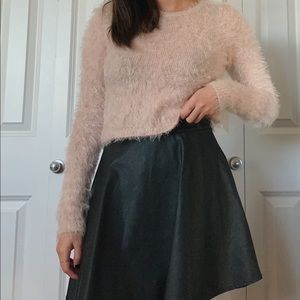 Abercrombie Cropped Fluffy Top